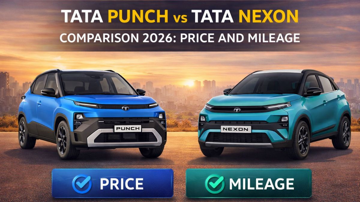 Tata Punch vs Tata Nexon Comparison 2026: Price and Mileage