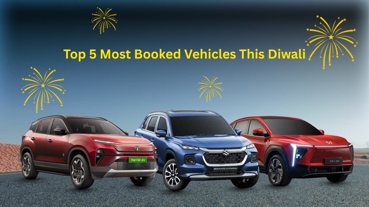 Top 5 Most Booked Vehicles This Diwali