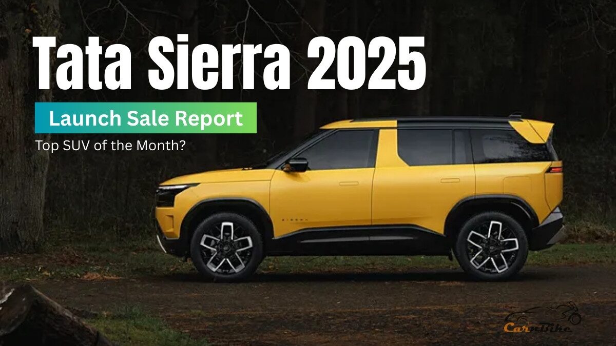 Tata Sierra 2025 Launch Sale Report – Top SUV of the Month?