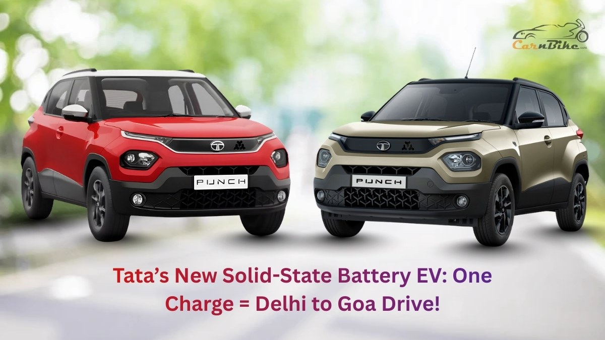 Tata’s New Solid-State Battery EV: One Charge = Delhi to Goa Drive!
